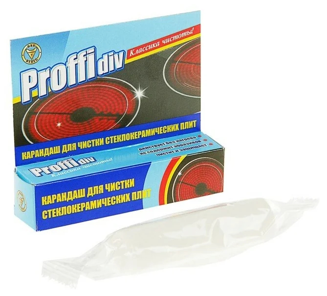Карандаш Proffidiv для чистки стеклокерамических плит, 35 г.